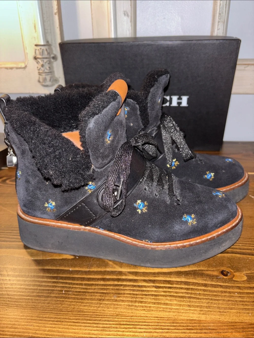 Coach women suede